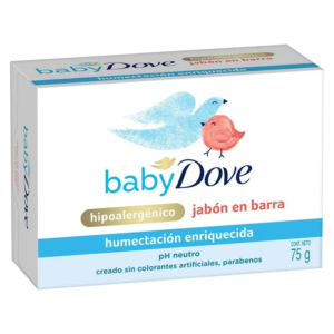 JABON EN BARRA BABY DOVE HUMECTACION ENRIQUECIDA 75 GR
