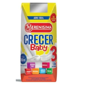 LECHE SERENISIMA BABY CRECER 3 POR 200 ML DE MAS DE 1 AÑO