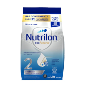 LECHE NUTRILON PROFUTURA 2 POUCH DE 1,2 KG DE 6-12 MESES