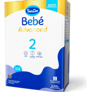 LECHE SANCOR BEBE ADVANCED 2 POR 800 GR 6-12 MESES