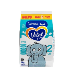 LECHE VITAL 2 POUCH DE 1 KG 6-12 MESES