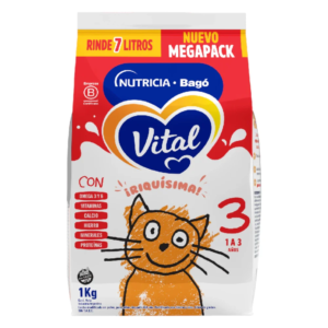 LECHE VITAL 3 EN POLVO POUCH DE 1 KG DE 1-3 AÑOS