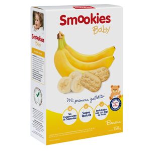 GALLETITAS SMOOKIES BABY BANANA Y TRIGO 150 GR