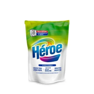 JABON PARA LA ROPA HEROE 800 ML