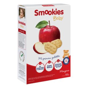 GALLETITAS SMOOKIES BABY MANZANA Y TRIGO 150 GR