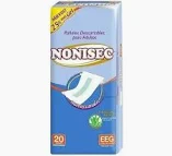 PAÑAL RECTO 20 UNI NONISEC TALLE EEG