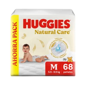 HUGGIES NATURAL CARE M 68