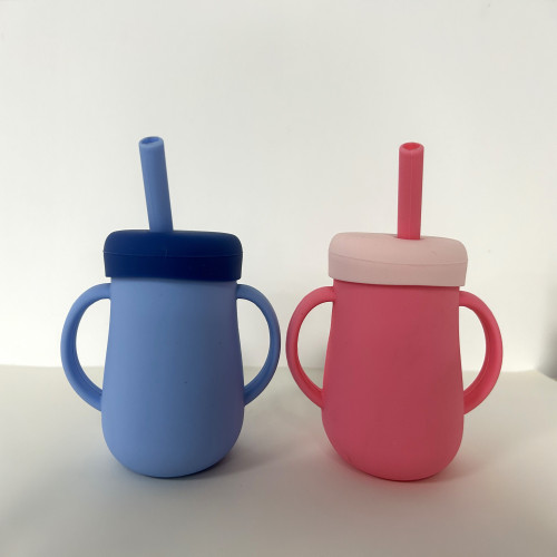VASO DE SILICONA Y SORBETE LOOPI