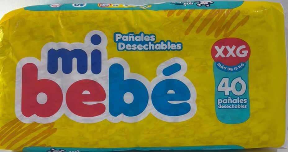PAÑAL MI BEBE XXG 40 UNI